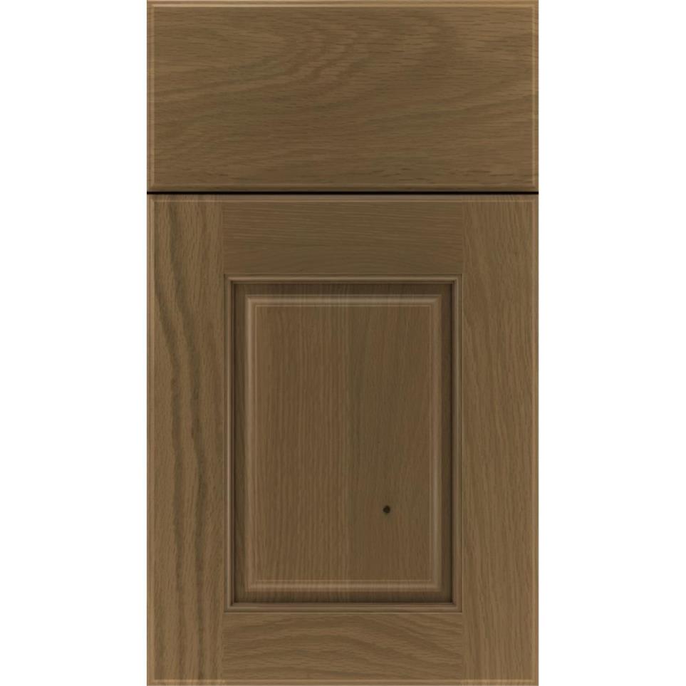 Square Frappe Medium Finish Square Cabinets