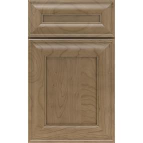 Square Buckskin Medium Finish Square Cabinets