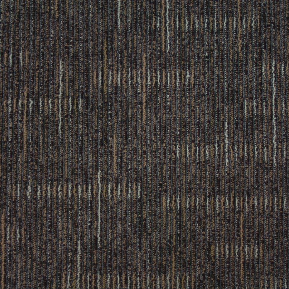 Multi-Level Loop Pathway Brown Carpet Tile