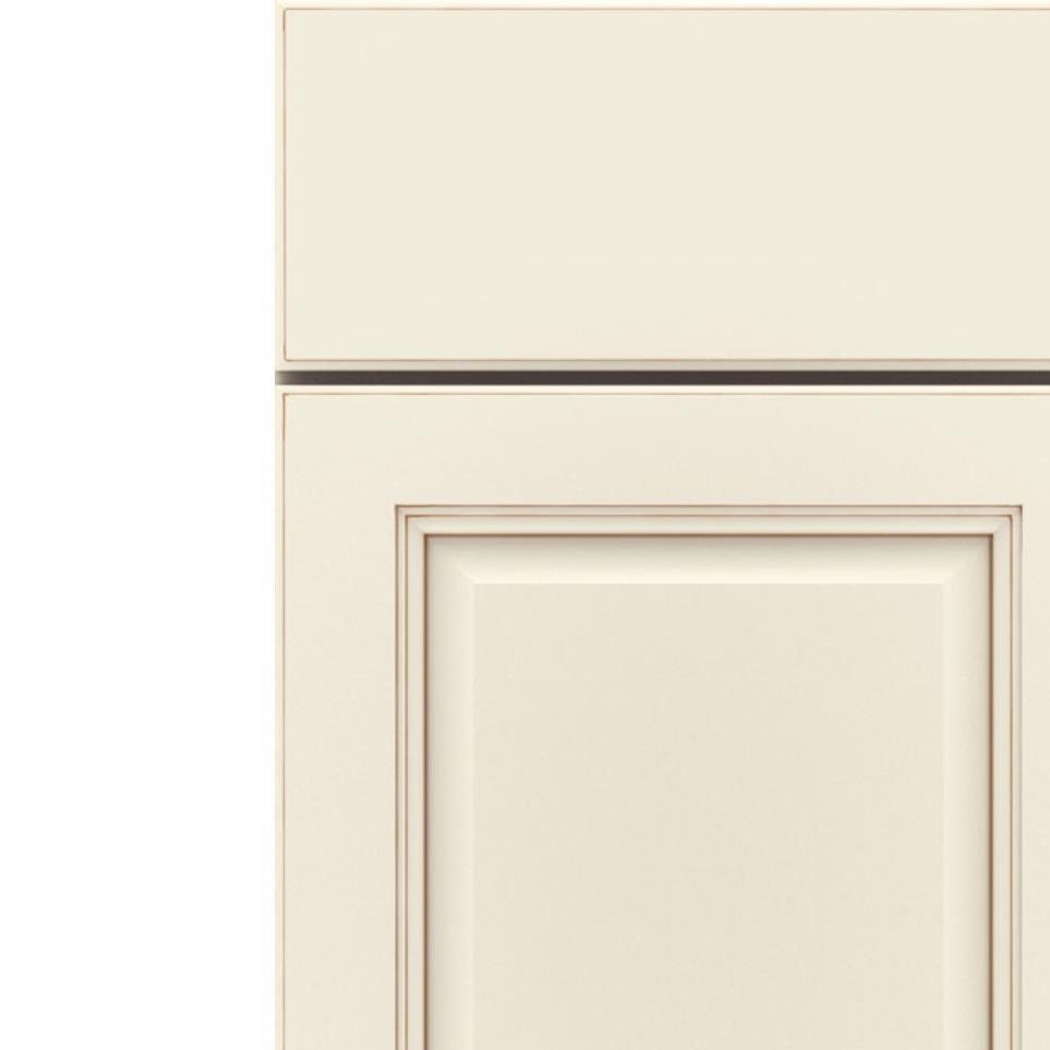 Square Coconut Toasted Almond Glaze - Paint Square Cabinets