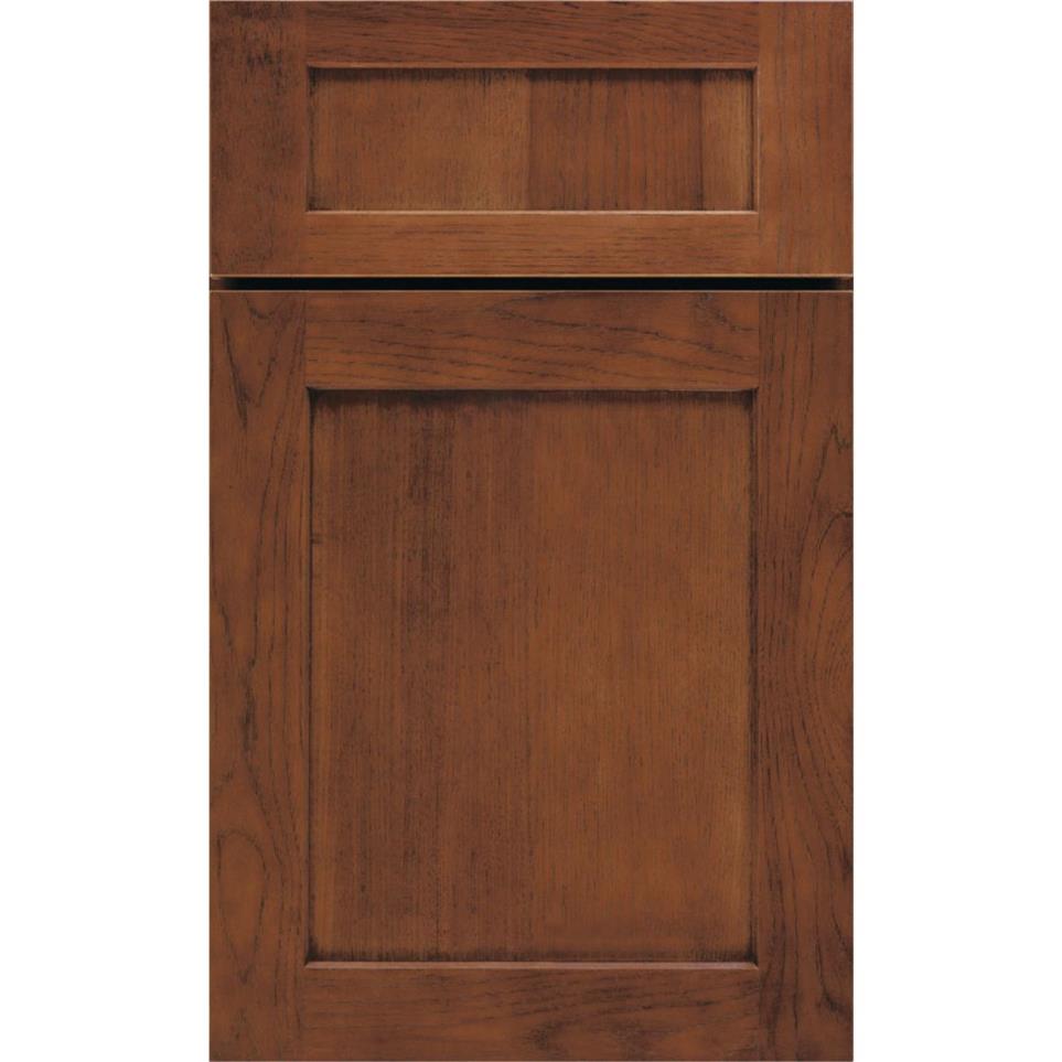 Square Tundra Dark Finish Square Cabinets