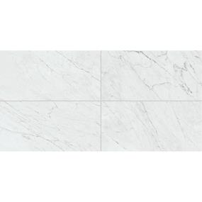 Tile Diamond Carrara Satin White Tile