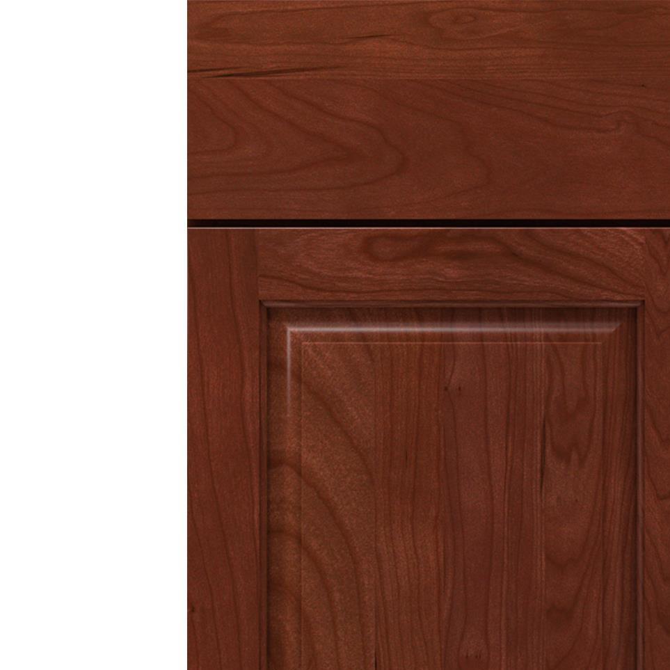 Square Marsala Dark Finish Square Cabinets