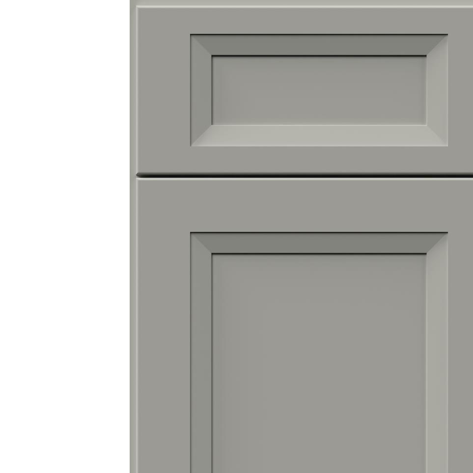 Square Nickel                         Paint - Grey Square Cabinets