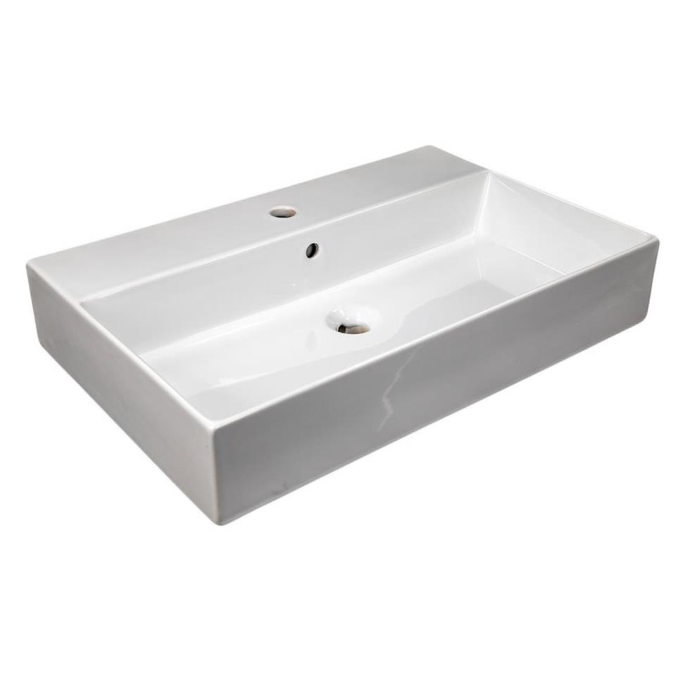 Bath Glazed White  Bathroom Sinks