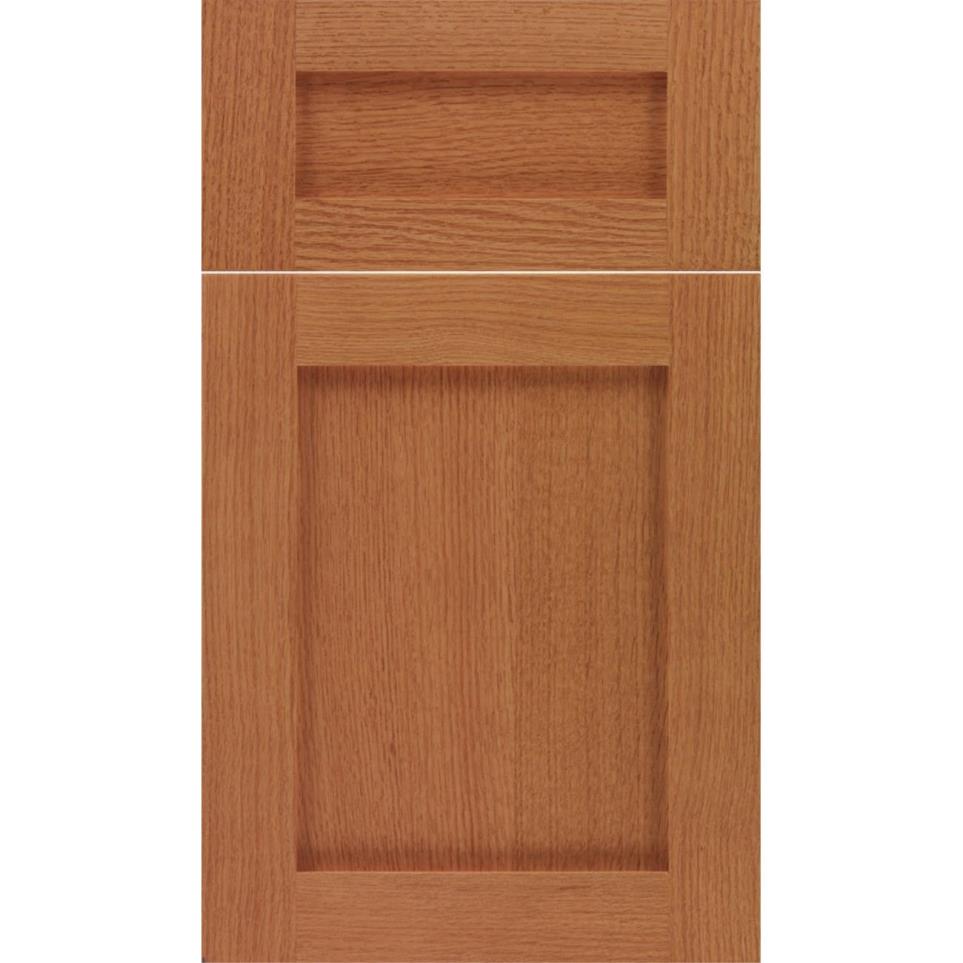 Square Spice Light Finish Square Cabinets