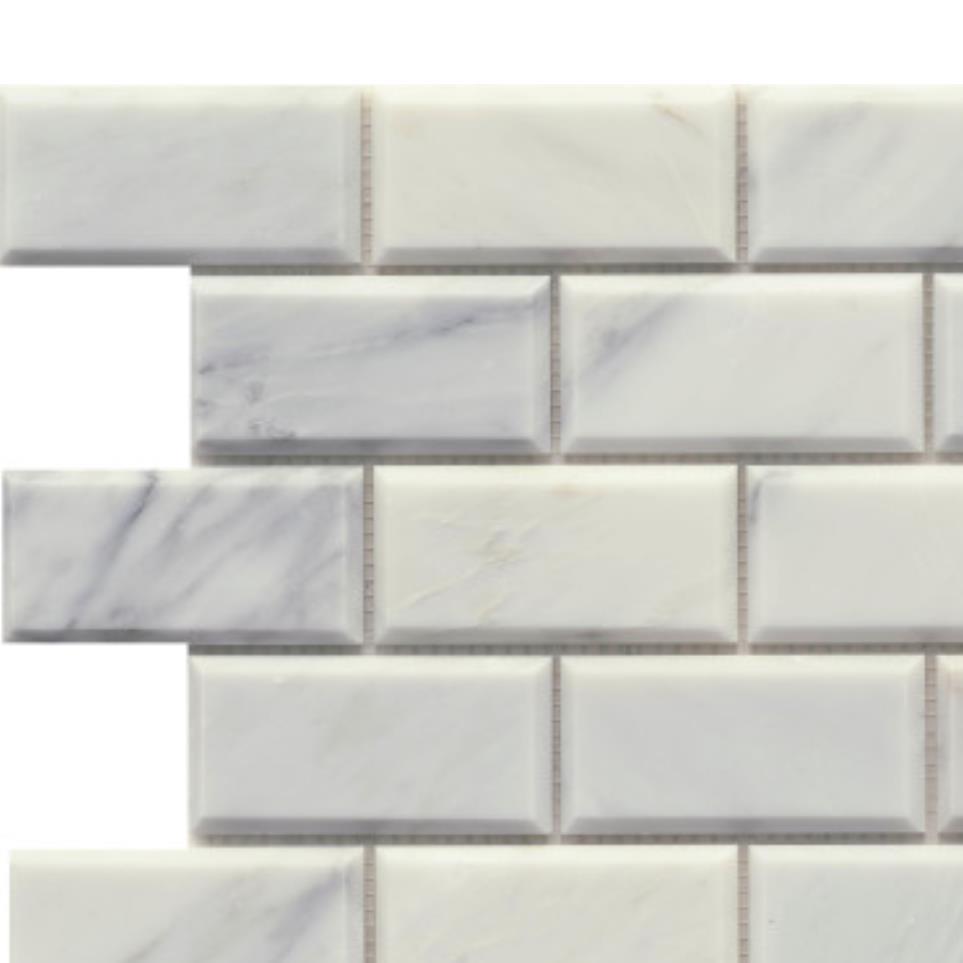 Mosaic Winter Frost Beige/Tan Tile