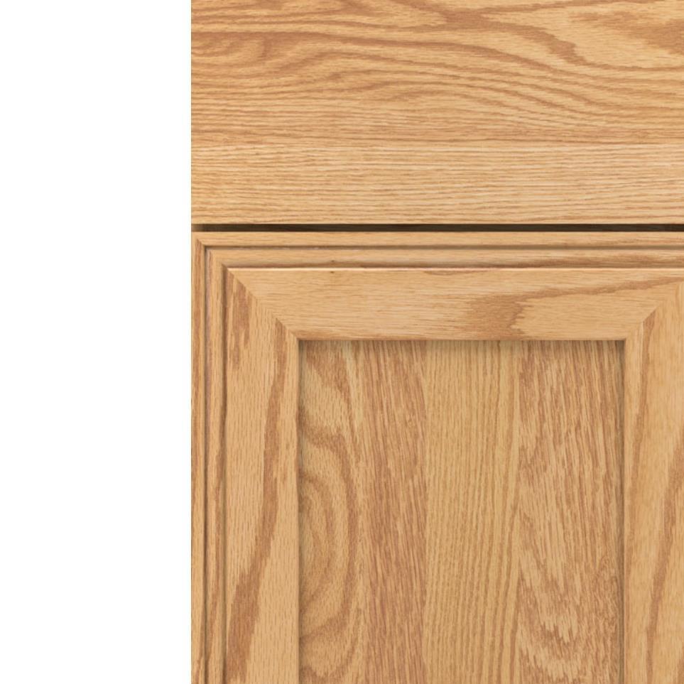 Square Natural Light Finish Square Cabinets