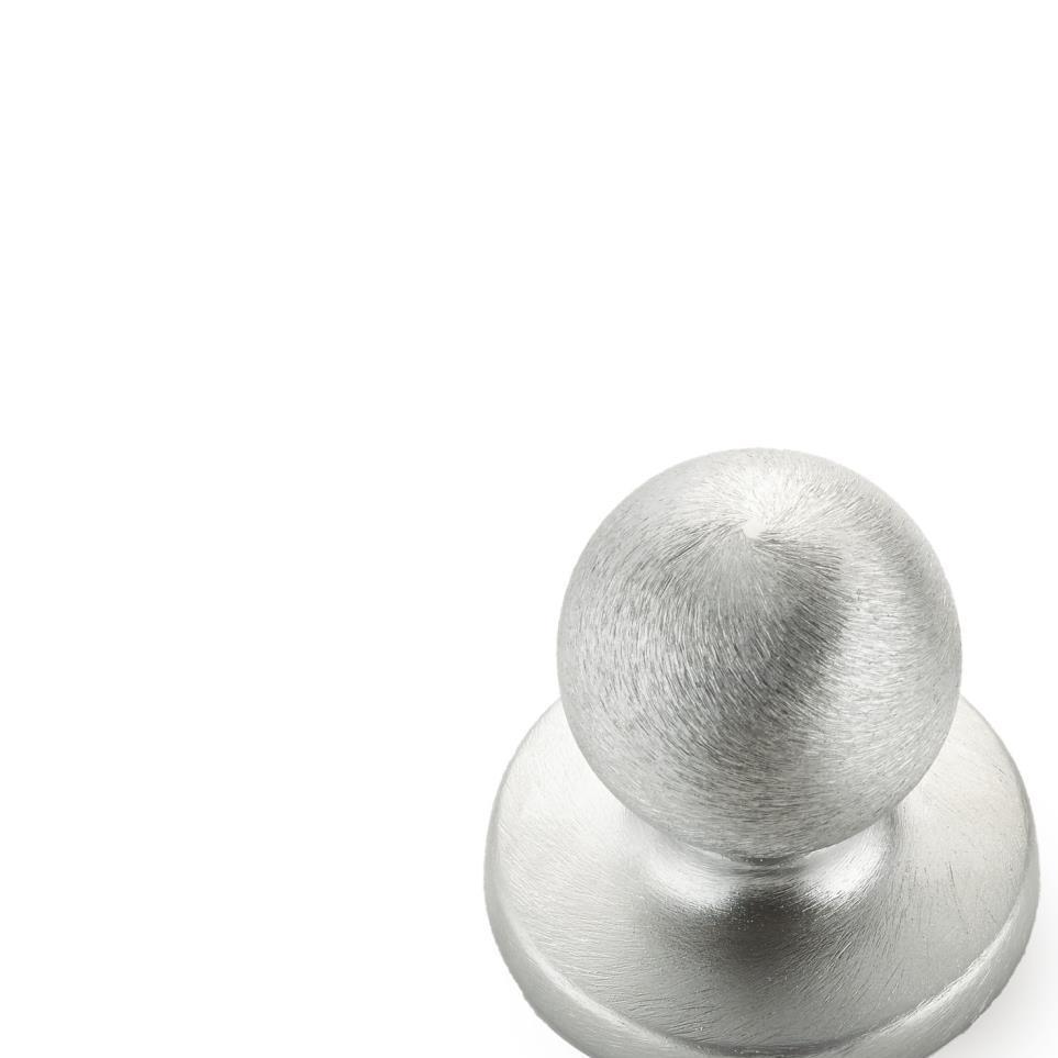 Knob Brushed Chrome Chrome Knobs