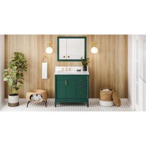 Base with Sink Top Green Green Vanities