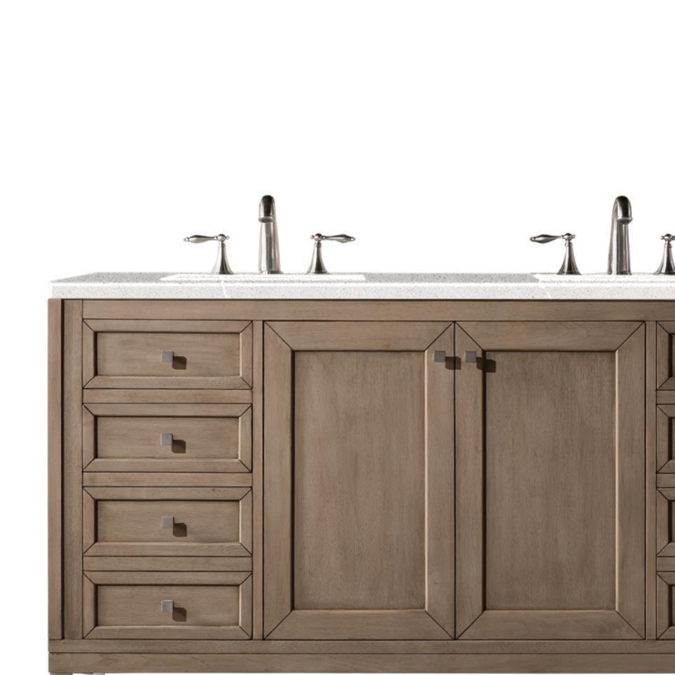 Base with Sink Top Whitewashed Walnut Light Finish Vanities