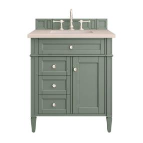 Base with Sink Top Smokey Celadon Green Vanities