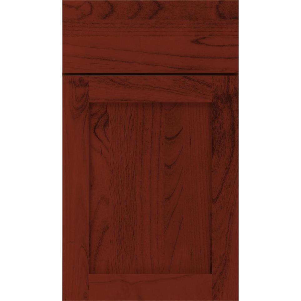 Square Marsala Dark Finish Square Cabinets