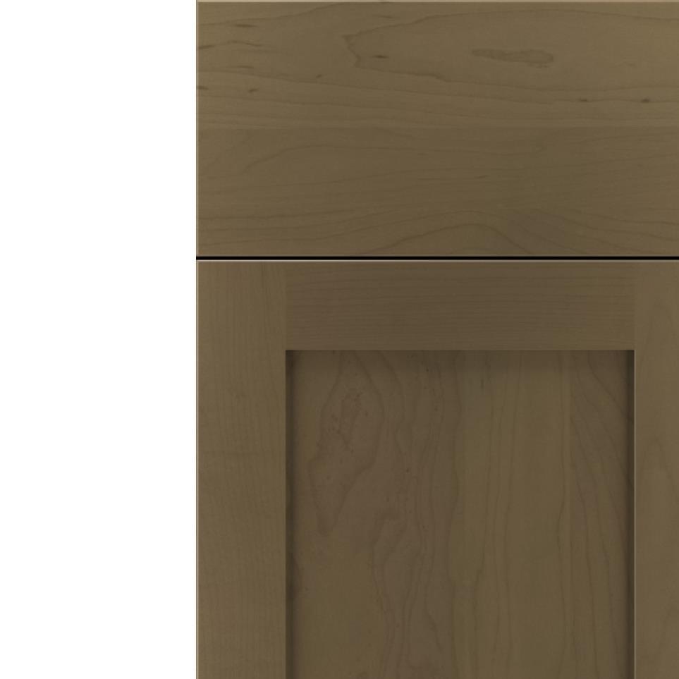 Square Cortado Medium Finish Square Cabinets