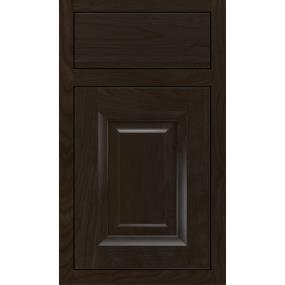 Square Teaberry Dark Finish Square Cabinets