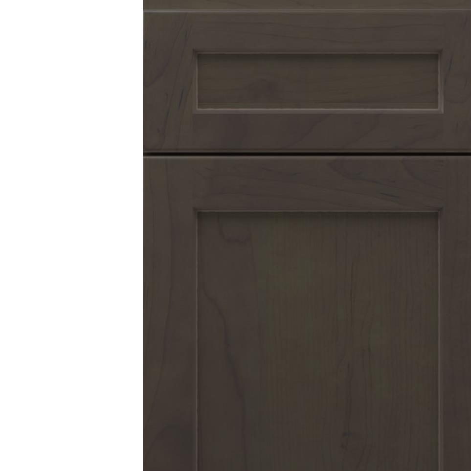 Square Derby Rye Dark Finish Square Cabinets