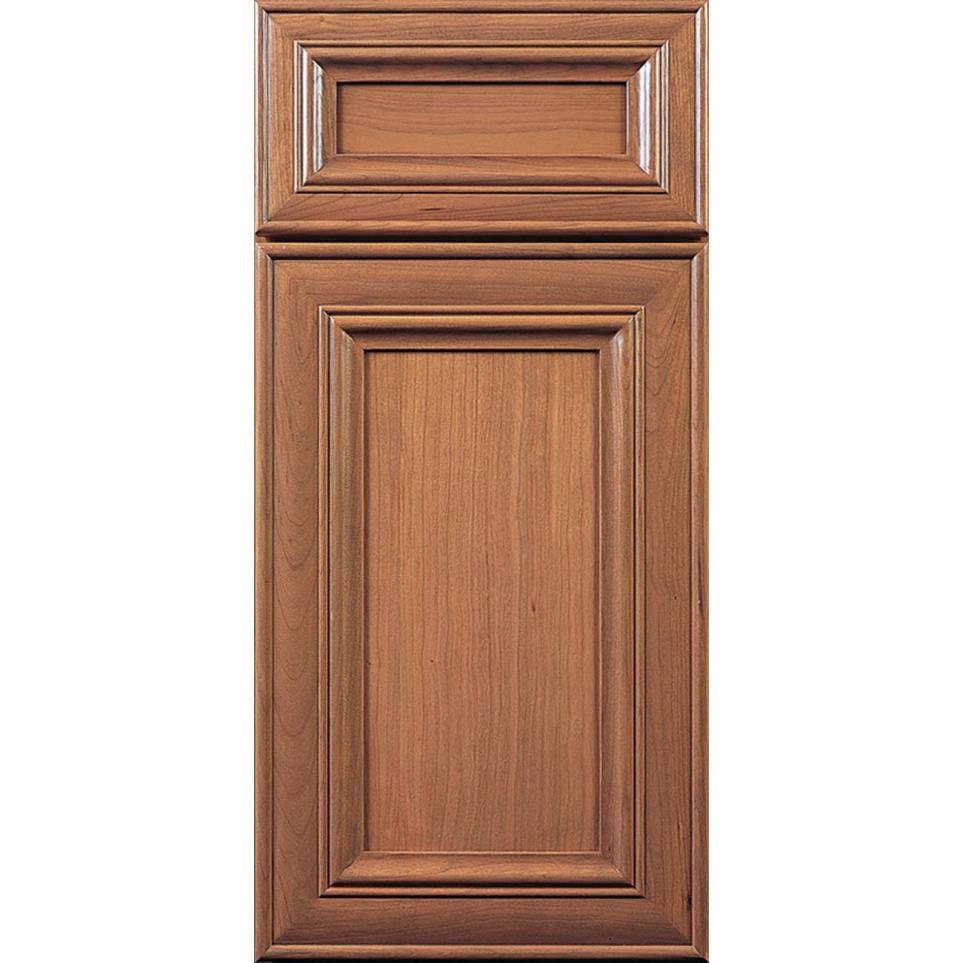 Square Cocoa Light Finish Square Cabinets