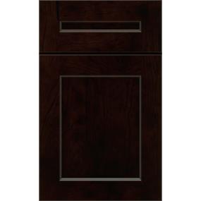 5 Piece Chocolate Dark Finish 5 Piece Cabinets