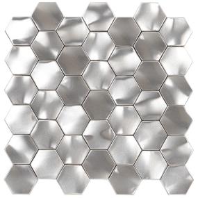 Mosaic Stainless Steel Gray Tile