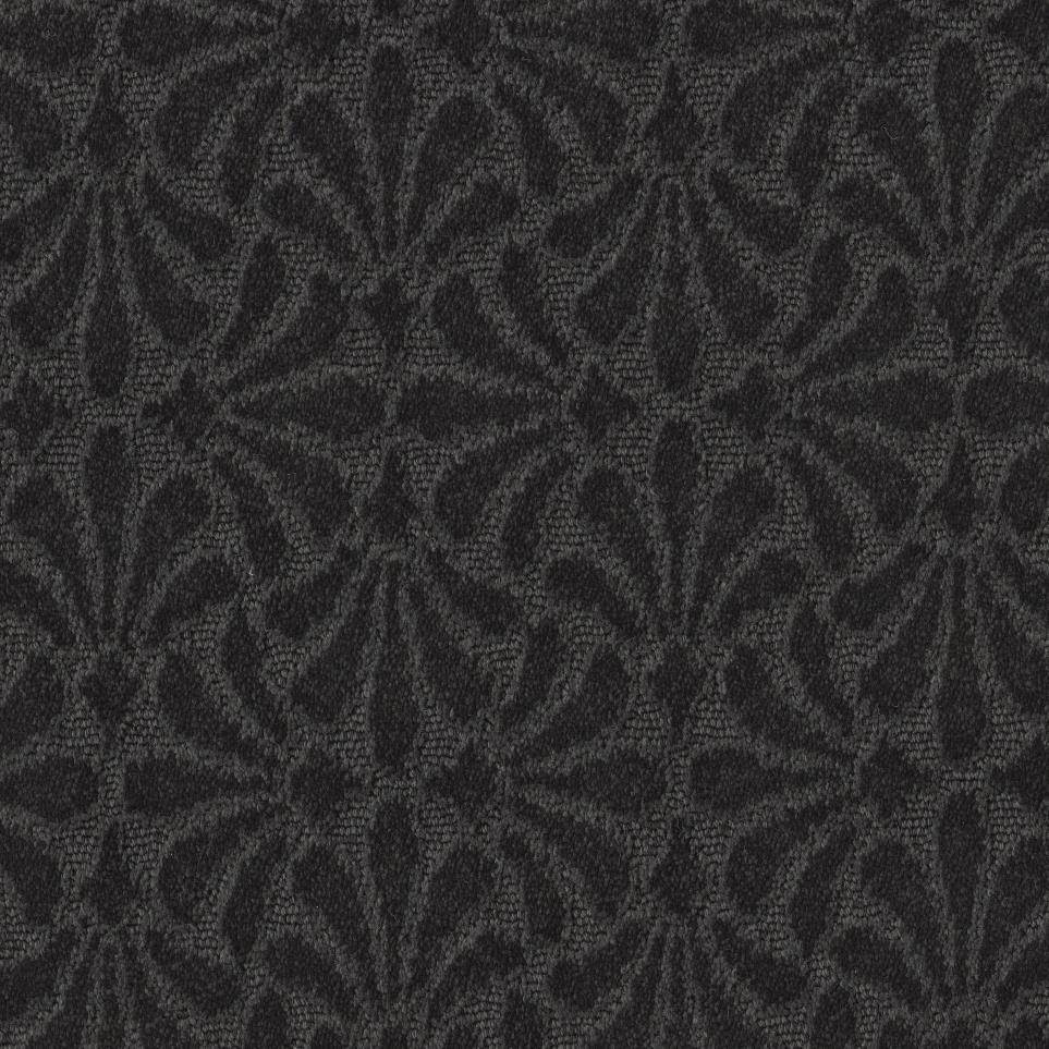 Pattern Bohemian Black Black Carpet