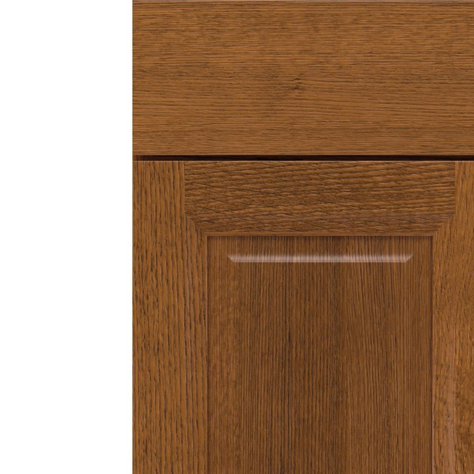 Square Single Malt Medium Finish Square Cabinets