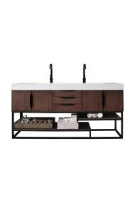 Base with Sink Top Coffee Oak Dark Finish Vanities