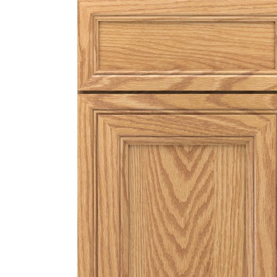 Square Natural Light Finish Square Cabinets