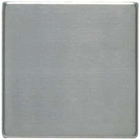 Tile Brushed Stainless Steel Satin Gray Tile