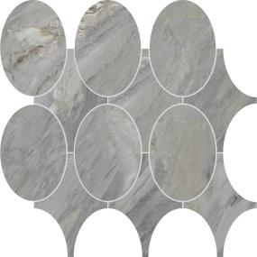 Mosaic Bleu Polished Gray Tile