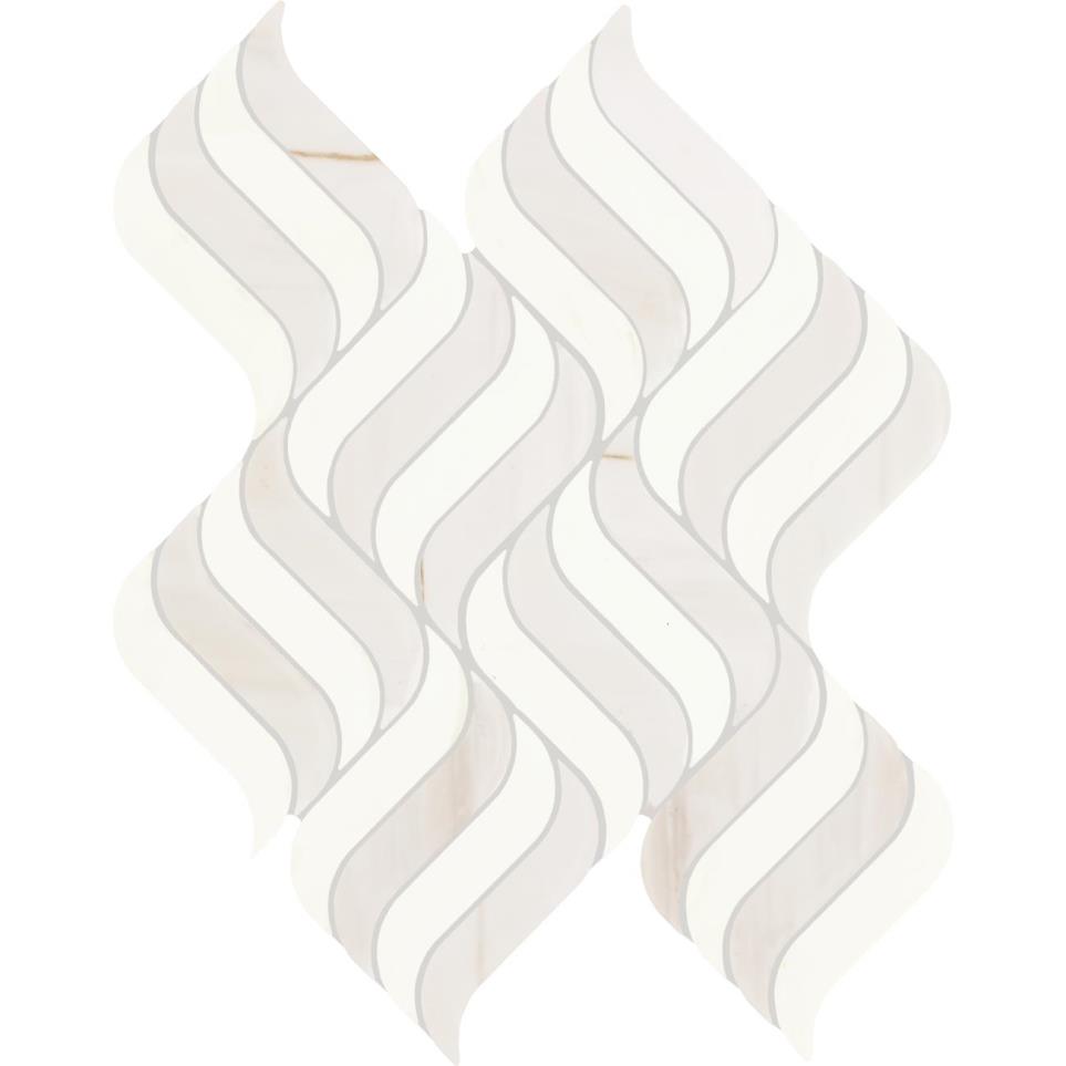 Mosaic Pacifica Blend Polished Beige/Tan Tile
