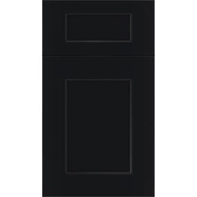 5 Piece Gunmetal Blue Dark Finish 5 Piece Cabinets