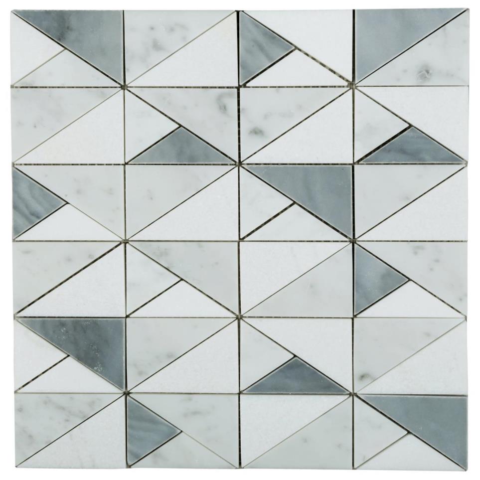 Mosaic Blue Blend Blue Tile