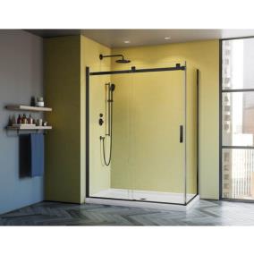 Door Matte Black Black Showers