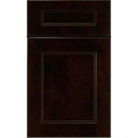 5 Piece Chocolate Dark Finish 5 Piece Cabinets