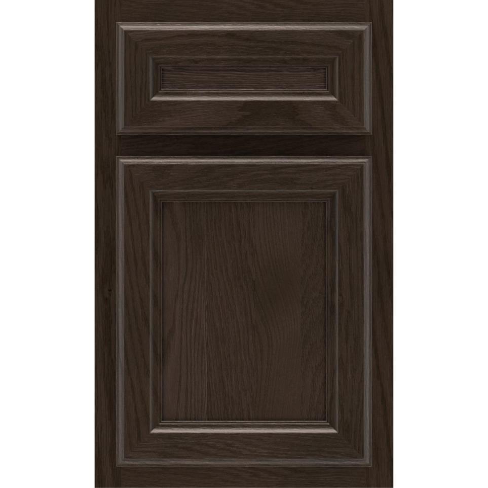 5 Piece Thatch Dark Finish 5 Piece Cabinets