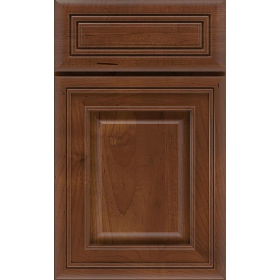 Square Tundra Dark Finish Square Cabinets