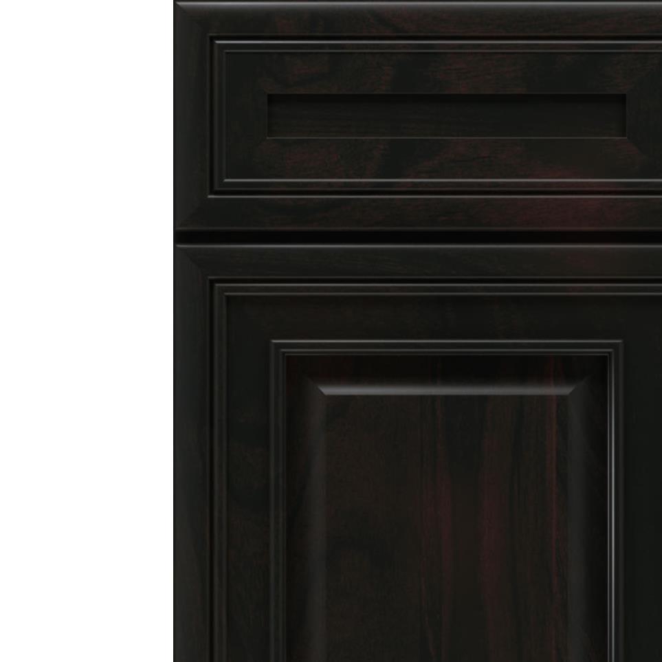 Square Chocolate Dark Finish Square Cabinets