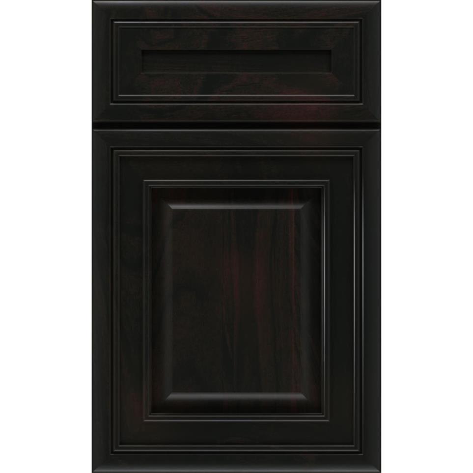 Square Chocolate Dark Finish Square Cabinets