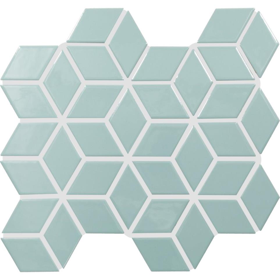 Mosaic Spa Glossy Blue Tile