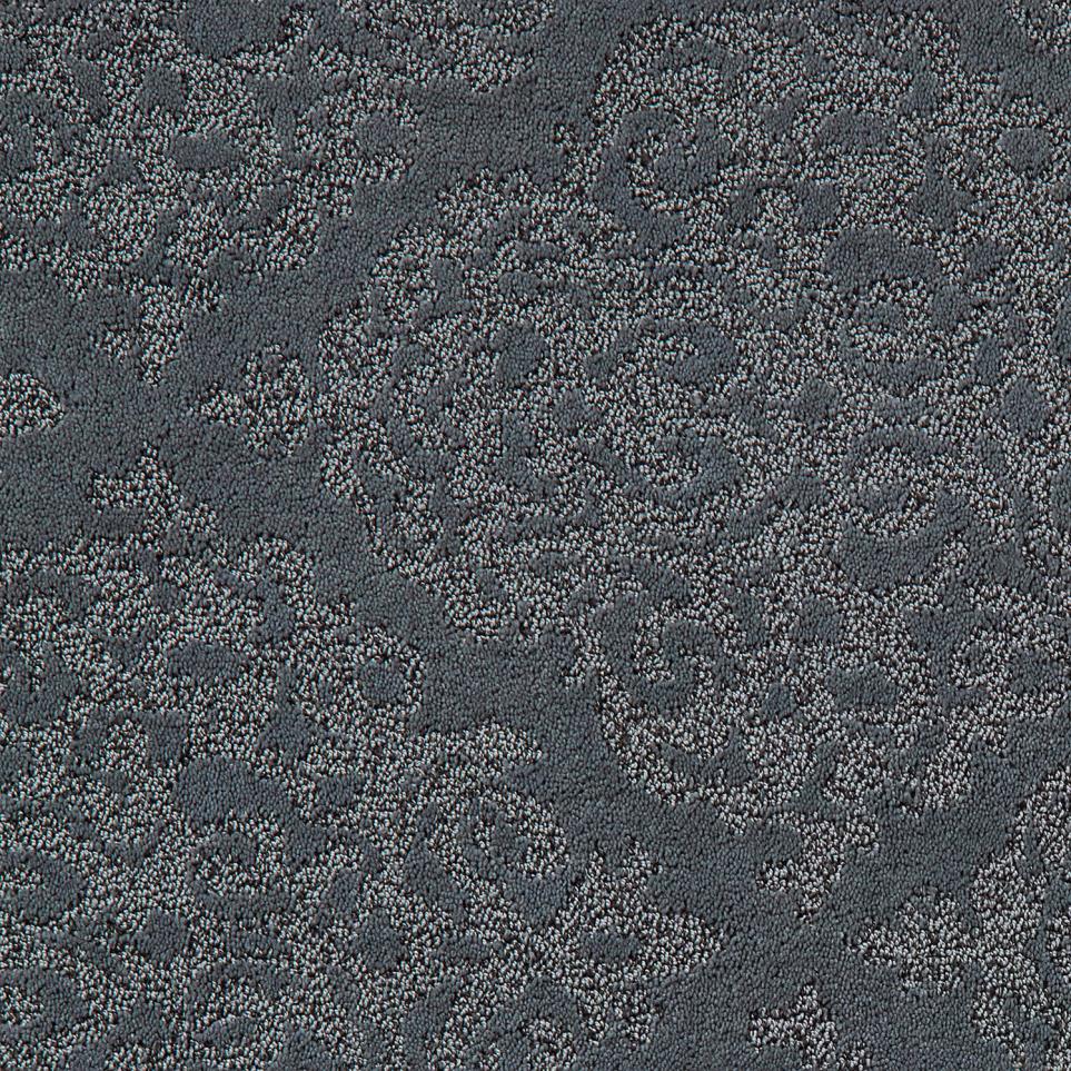 Pattern Indigo Haze Gray Carpet