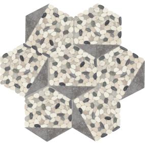 Mosaic Harbor Tumbled Gray Tile