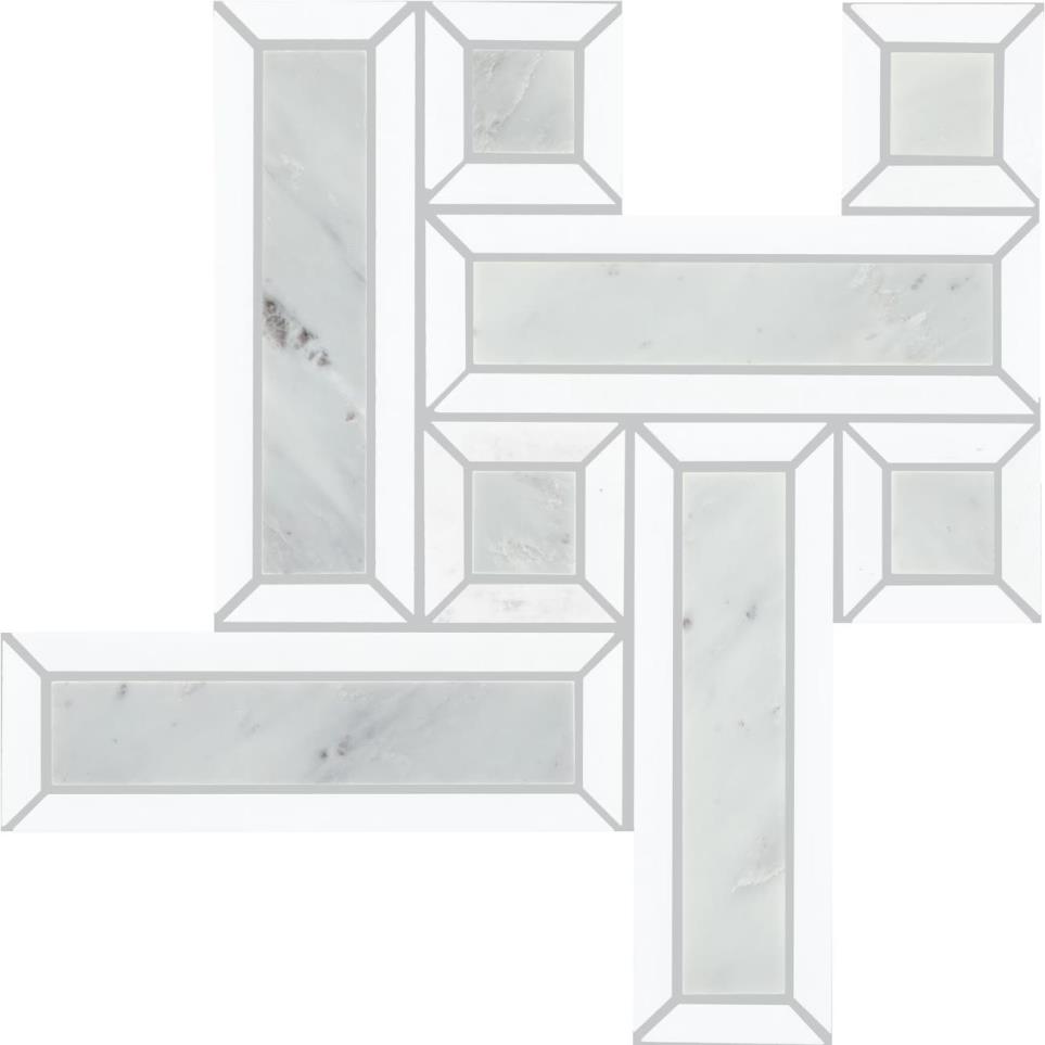 Mosaic Mystic Blend Polished Gray Tile