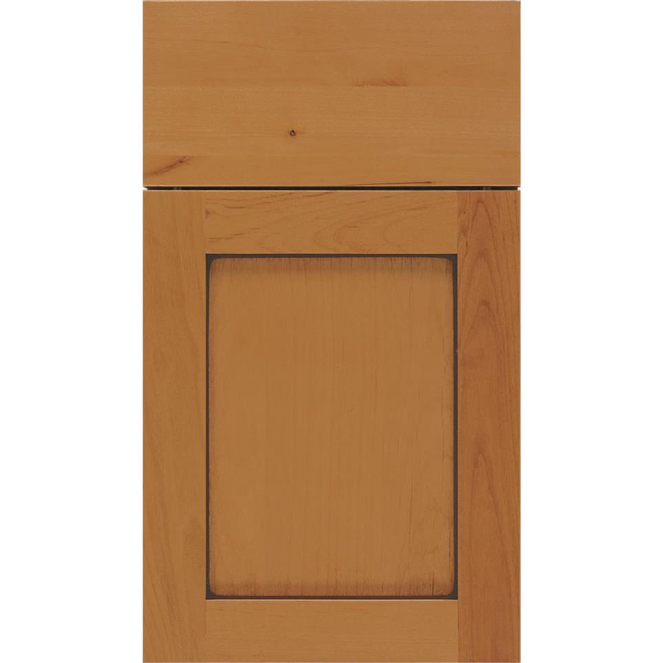 Square Ginger Mocha Glaze Glaze - Stain Square Cabinets