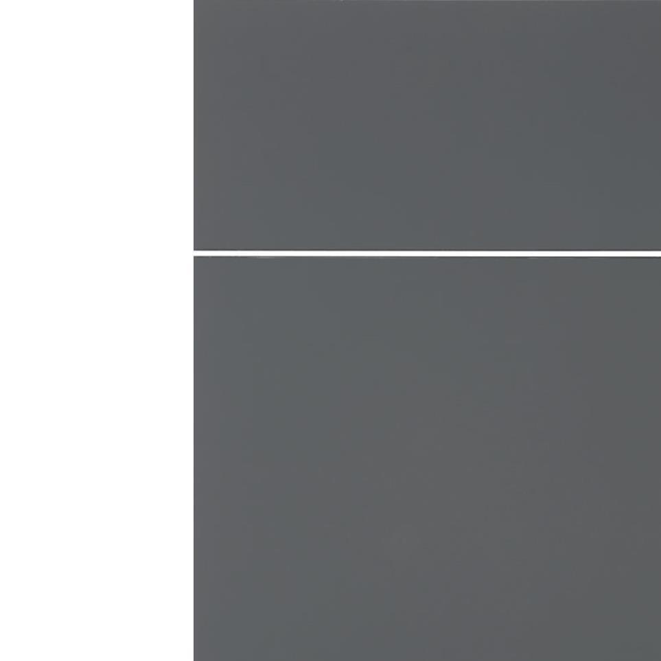 Slab Dark Grey Paint - Grey Slab Cabinets