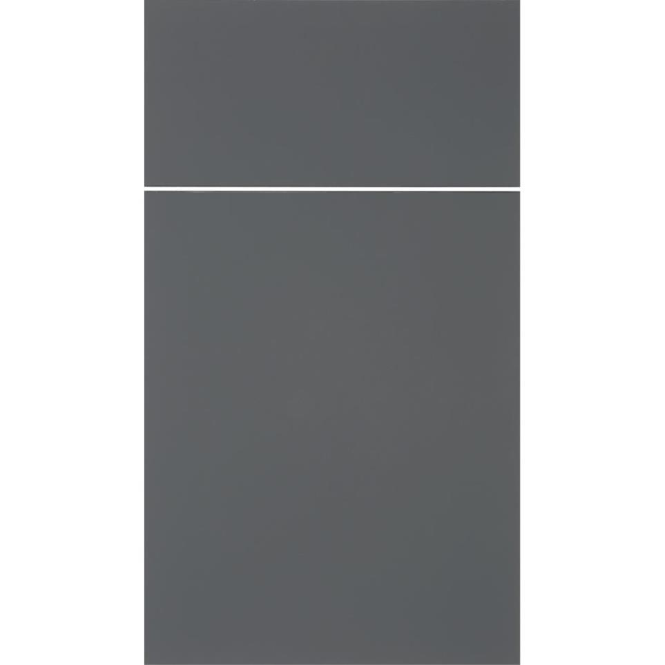 Slab Dark Grey Paint - Grey Slab Cabinets