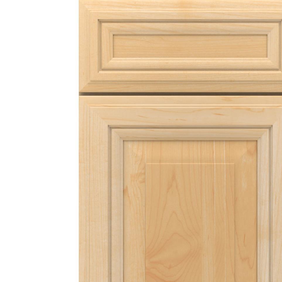 Square Natural Light Finish Square Cabinets