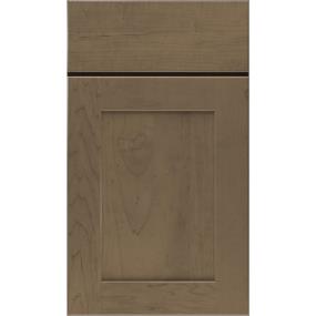 Square Burlap Medium Finish Square Cabinets