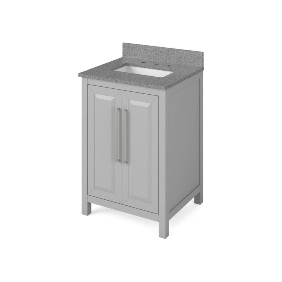 Base with Sink Top Grey Grey / Black Vanities