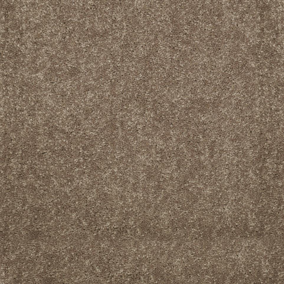 Textured Saxony Walkway Brown Carpet