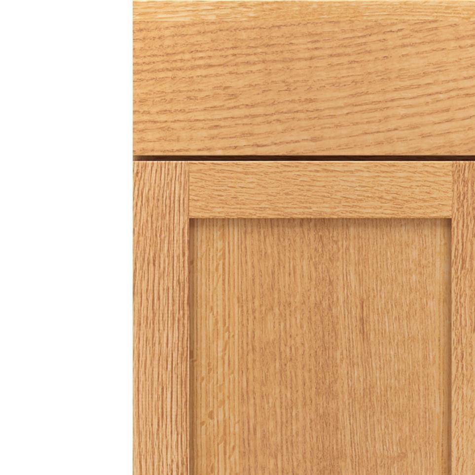 Square Natural Light Finish Square Cabinets